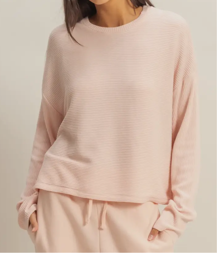 SU25 HYFVE Ribbed LS Top
