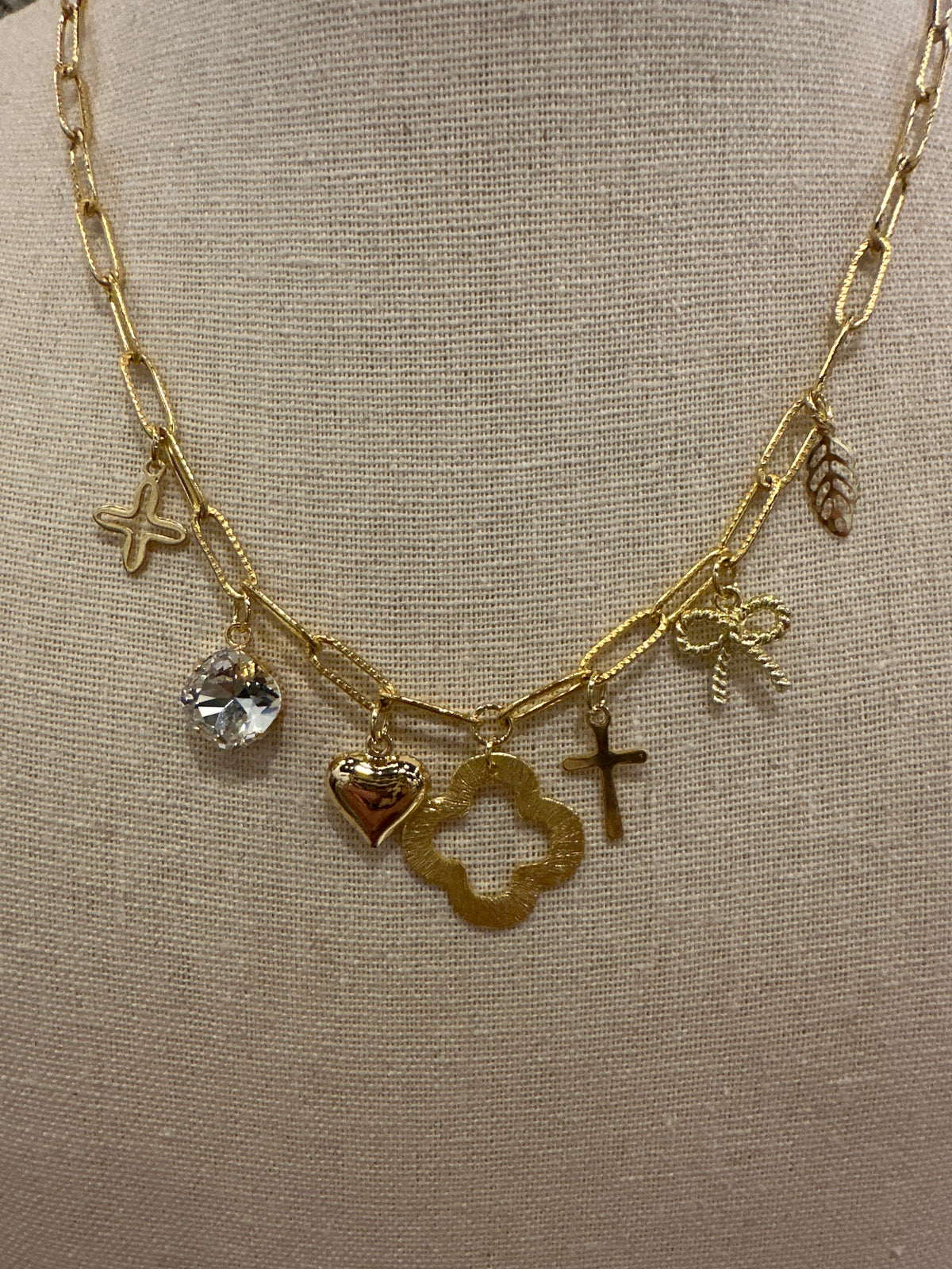 SU25 O’Lolly Quatrefoil Charm Necklace