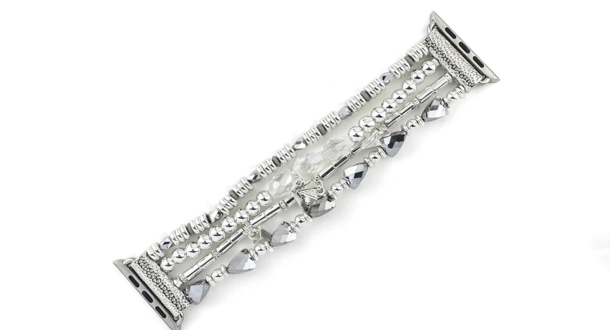 W25 Erimish Silver Apple Watch Band