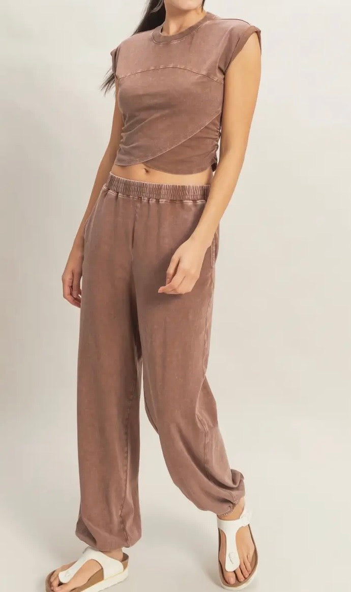 S26 HYFVE Crop Top and Jogger Set