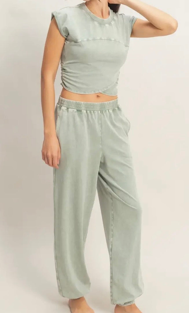 S26 HYFVE Crop Top and Jogger Set