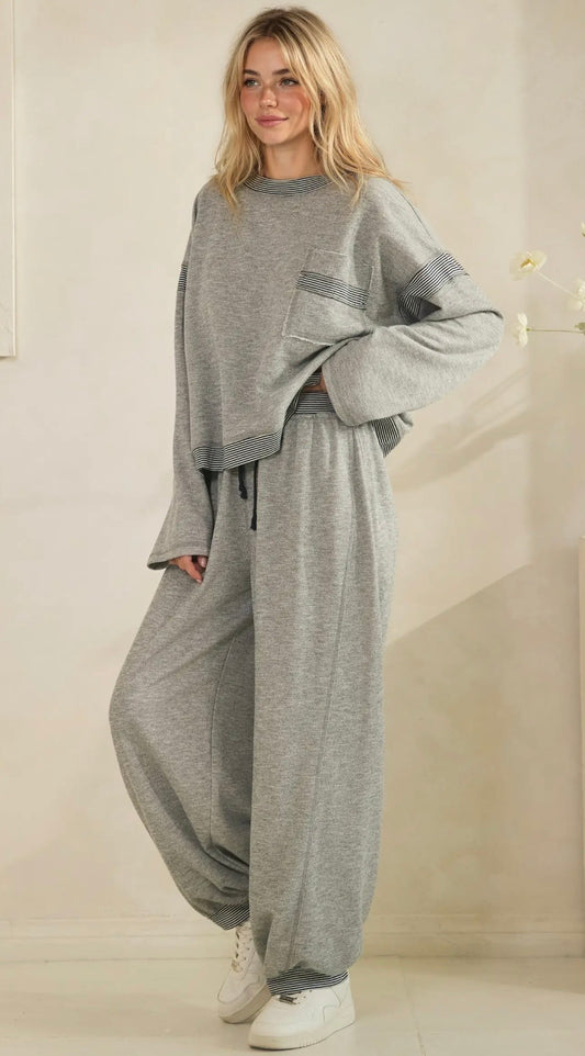 SU26 V Stripe Contrast Set