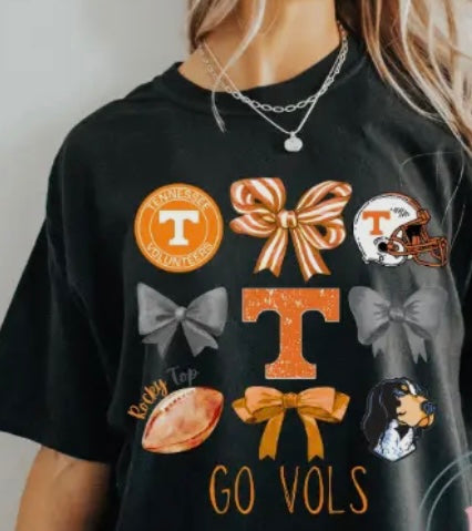 S25 Go Vols Football T-shirt