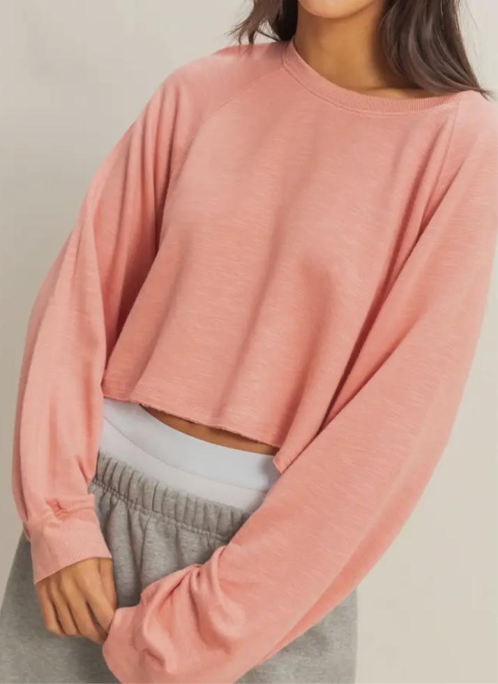 SU25 DZ Teak Rose Round Neck LS