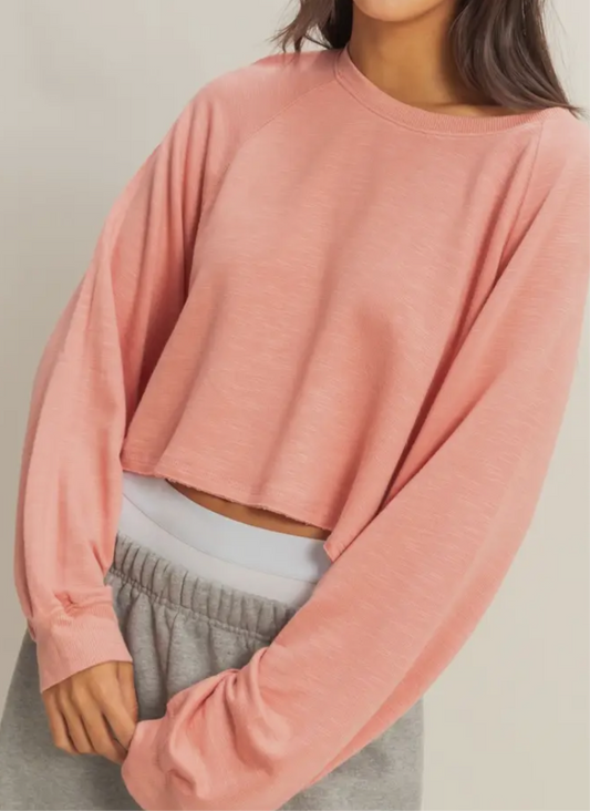 SU25 DZ Teak Rose Round Neck LS