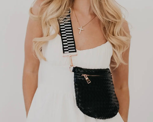 W25 PS Checkered Black Bum Bag