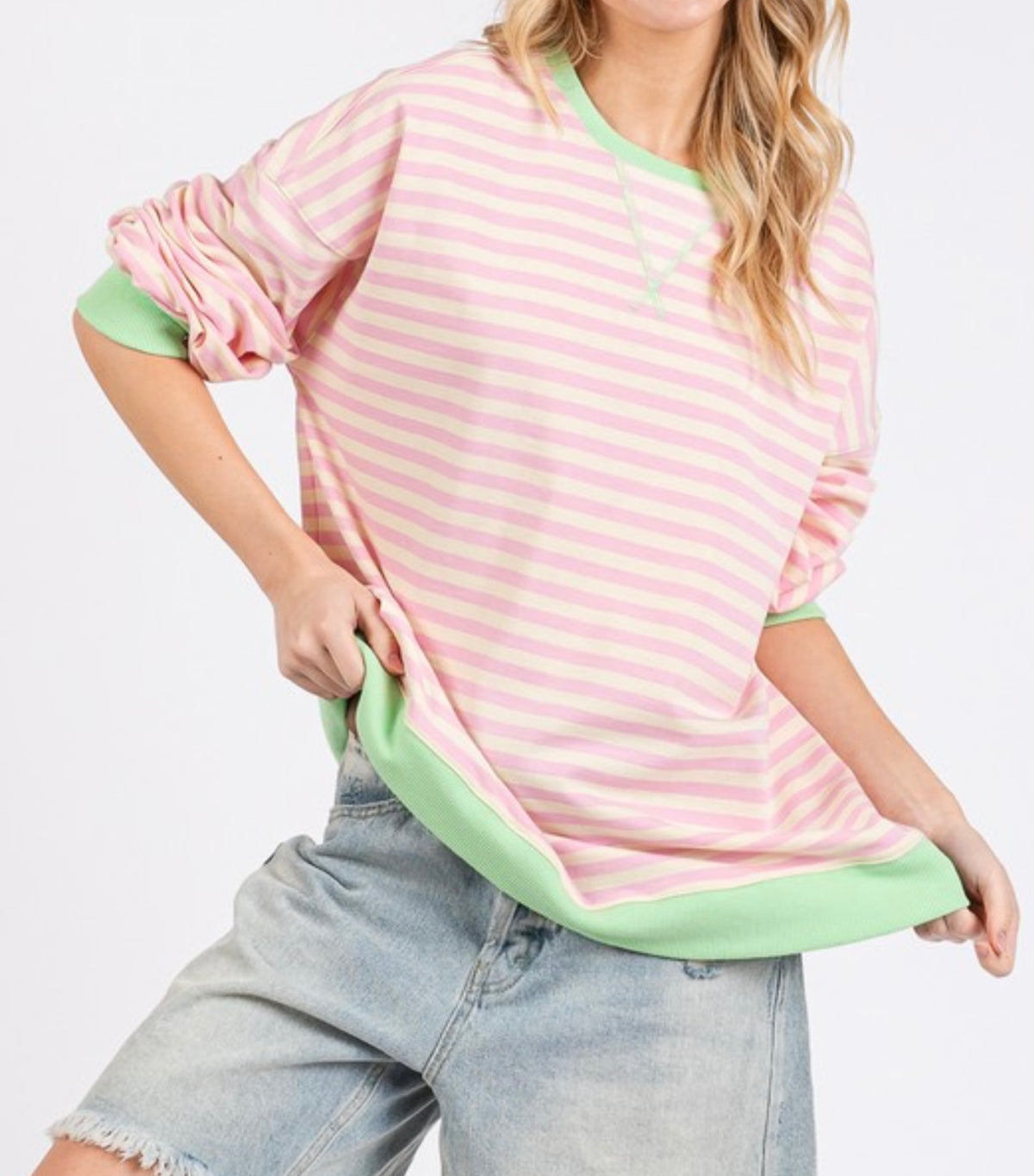 SU25 Sewn+Seen Cream/Pink SS
