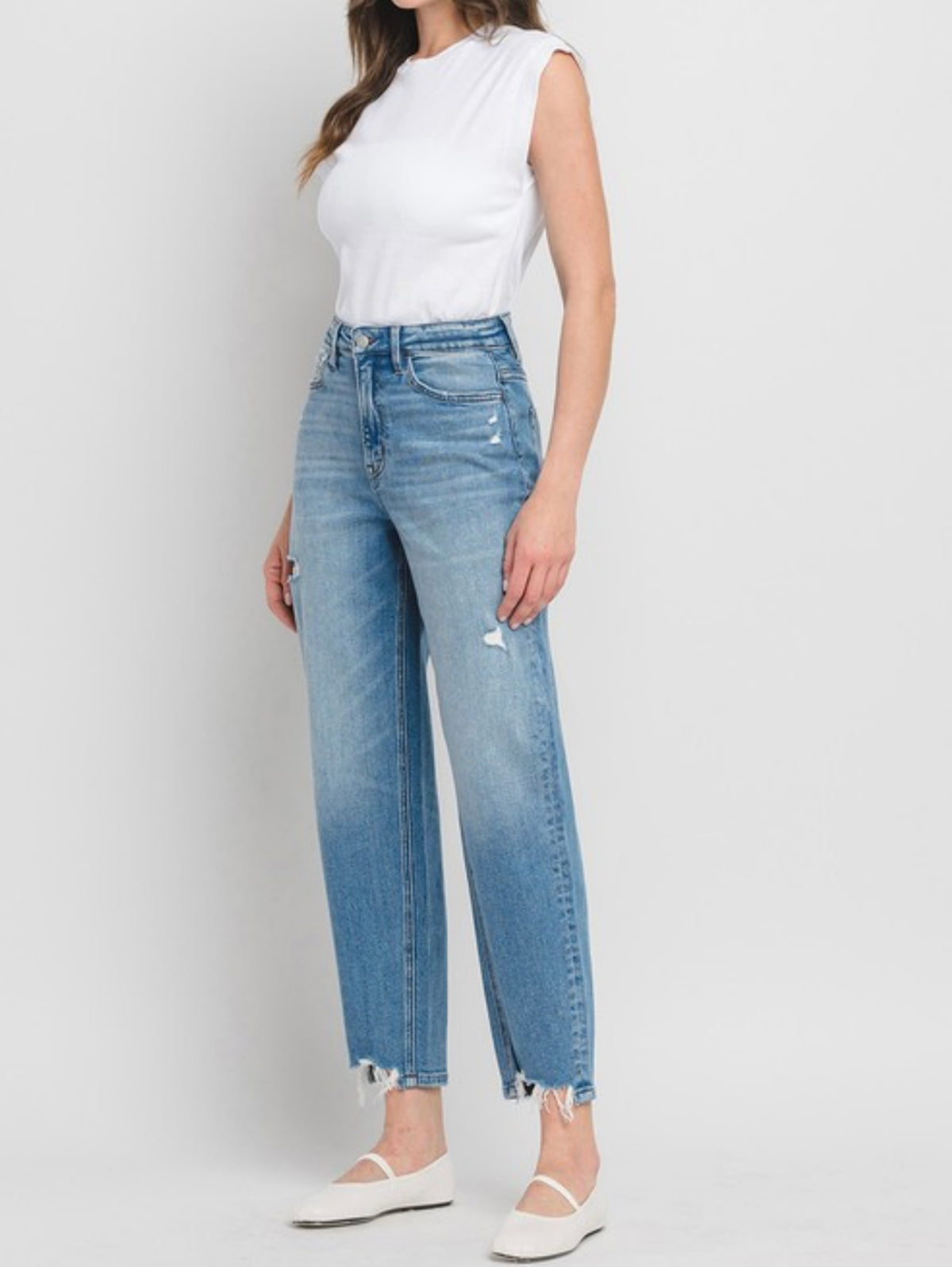 SU25 FM Super High Rise Barrel Jean
