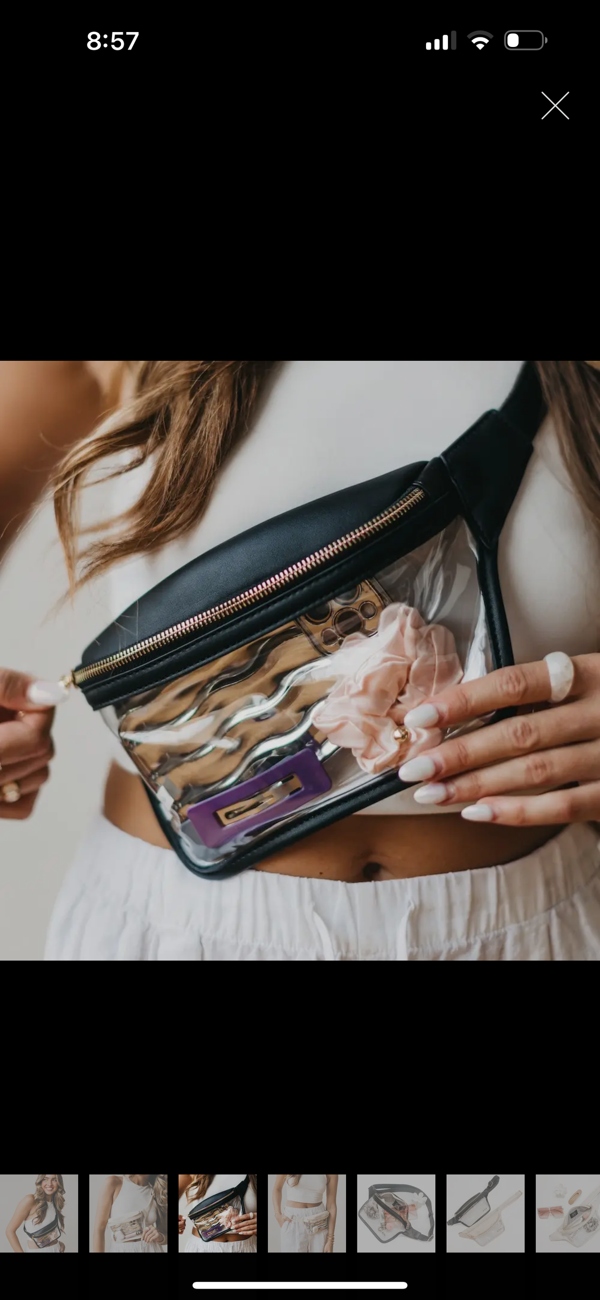 SU25 PS Clear Bum Bag