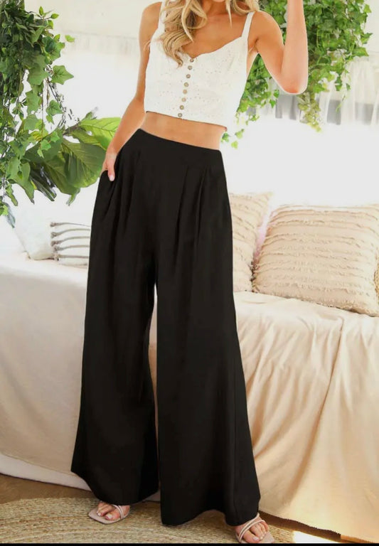F25 V&L Black High Rise Pocket Pants