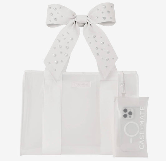 S26 Case Mate Ivory Pearl Jelly Tote