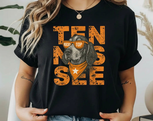 SU26 Black TN Smokey Tee