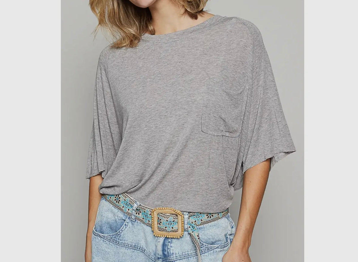 SU25 Pol Vintage Grey Top
