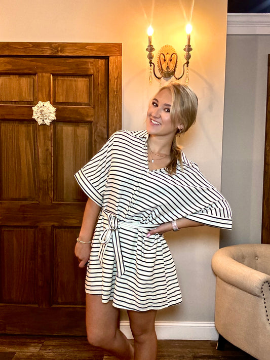 SU25 Klesis Cream/Blk Romper